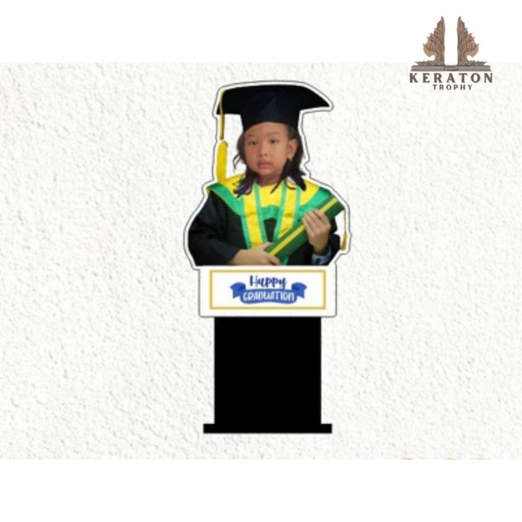 Piala Wisuda Foto Anak Plakat Wisuda Foto Siswa Akrilik Custom