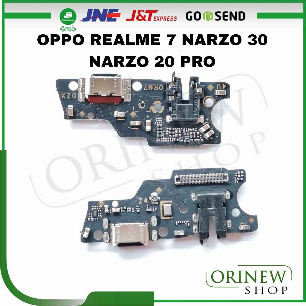 Pcb Board Papan Konektor Charger Connector Chas Usb Realme 7 Narzo 30 Narzo 20 Pro Ori