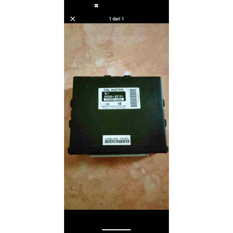 Ecu komputer avanza veloz fullset injeksi 2018-22 Ori copotan