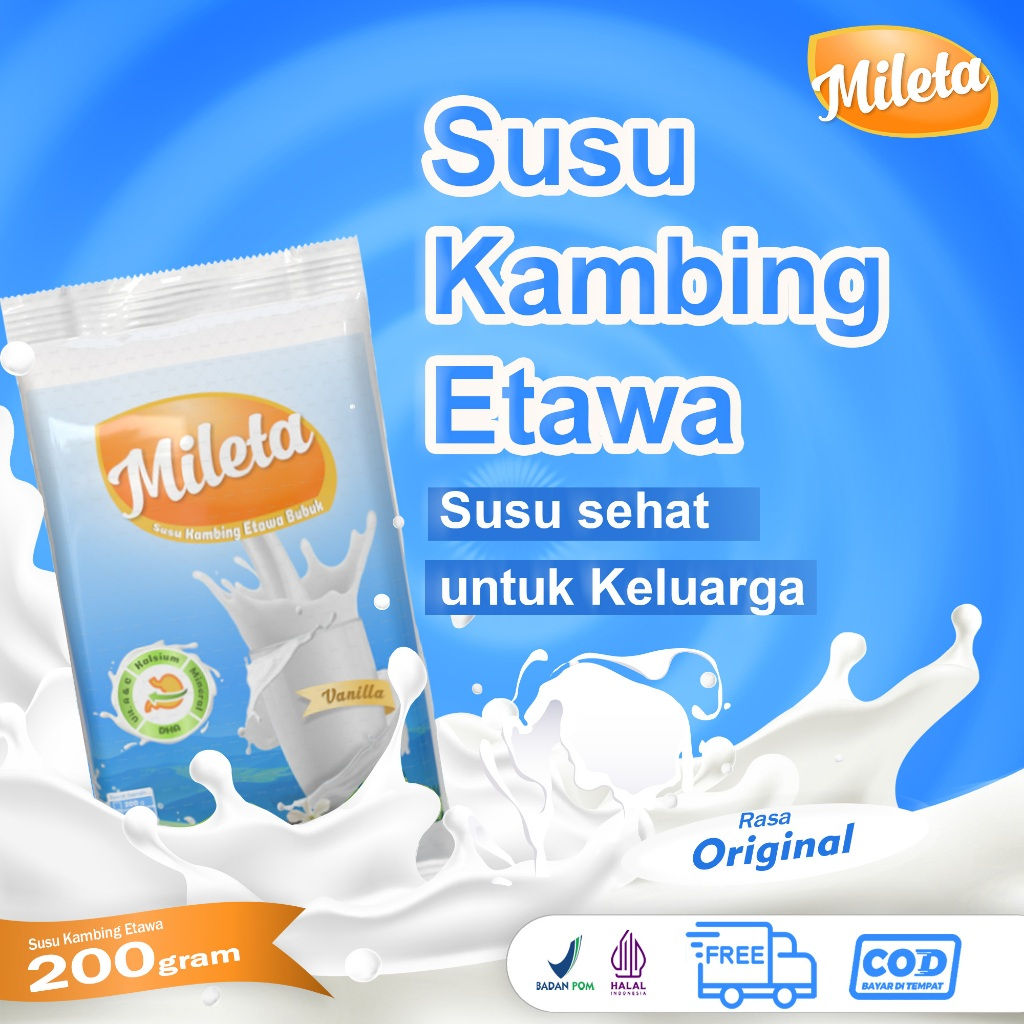 

OBAT NYERI SENDI SUSU ETAWA TINGGI KALSIUM RENDAH LEMAK MILETA BEBAS SAKIT SENDI DAN ASAM URAT