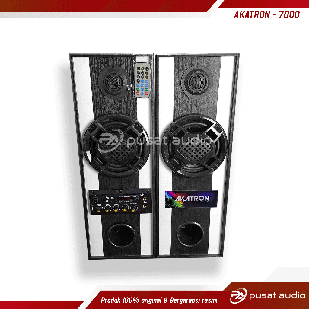 Speaker aktif bluetooth karaoke sound 6.5 INCH inchi subwoofer AKATRON TYPE 7000