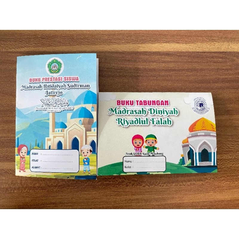 

BUKU TABUNGAN | BUKU PRESTASI CUSTOM