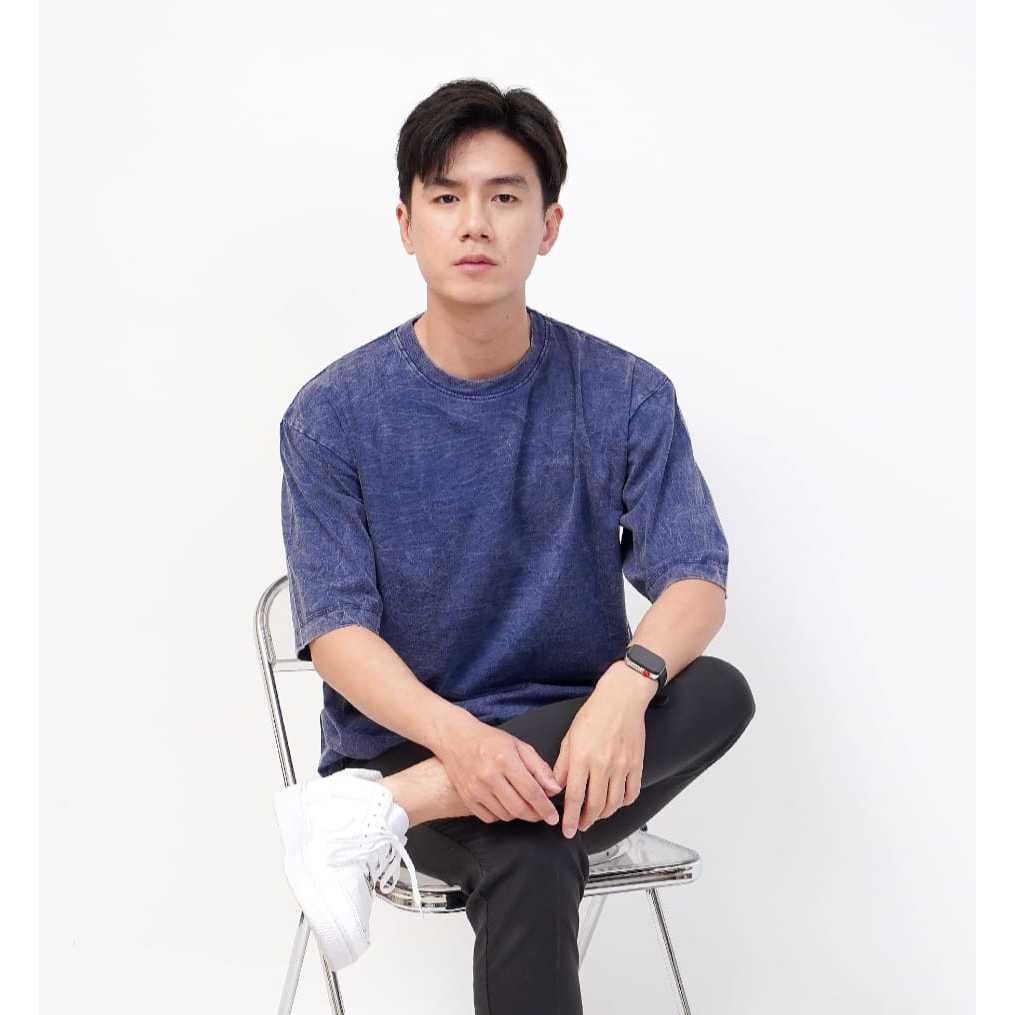 TUMBLR TEE | KAOS POLOS OVERSIZE SOLOP STONE WASH