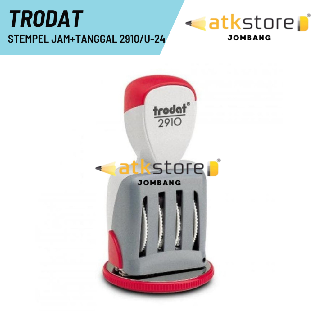 

TRODAT STEMPEL JAM+TANGGAL 2910/U-24 / Trodat Stempel Jam Tanggal 2910 U24