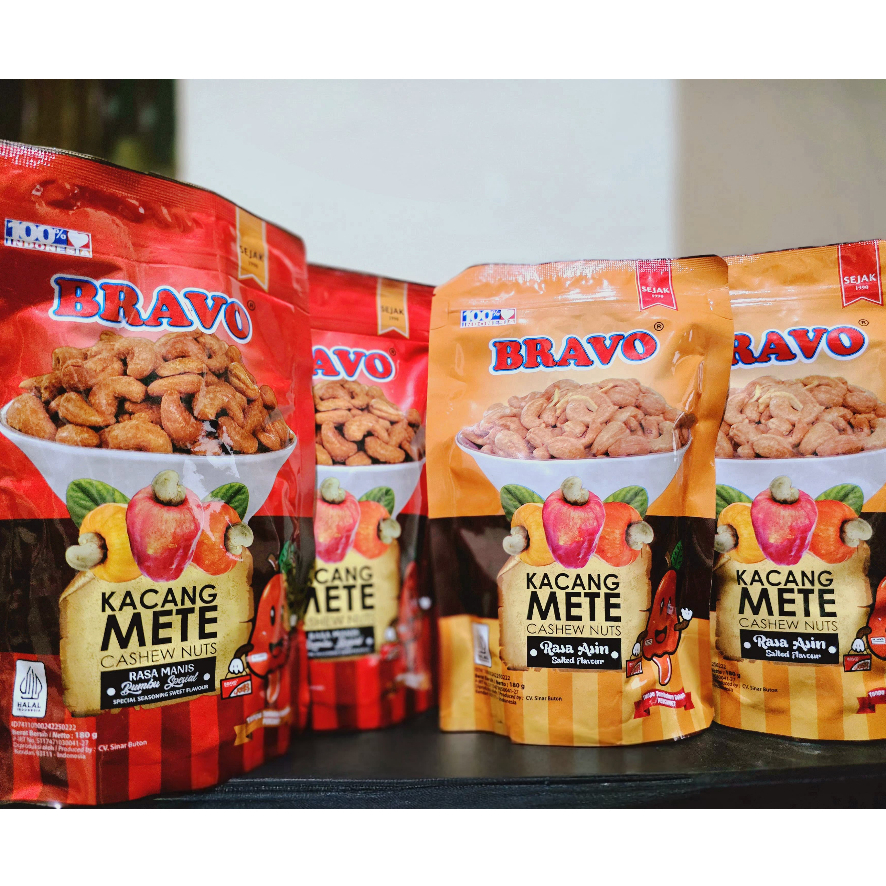 

Kacang Mede Bravo Asli Kendari 180gr
