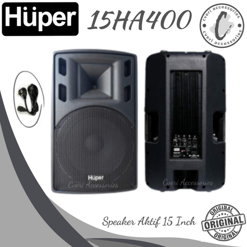 Huper 15HA400 Two-Way Speaker Aktif 15 Inch Original HA-400