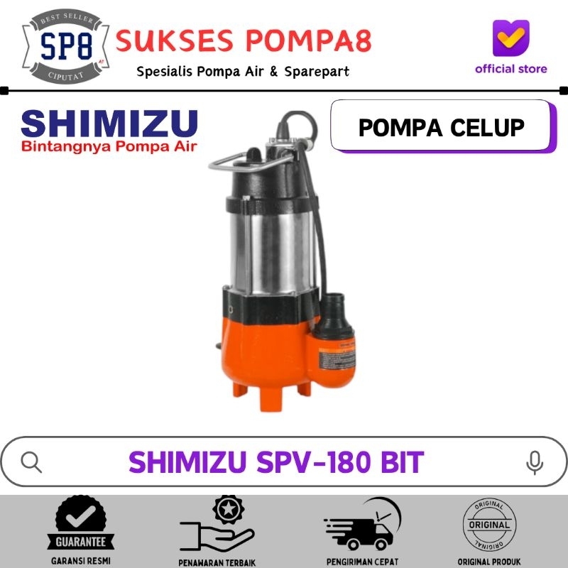Pompa Celup Shimizu SPV-180 BIT / Submersible Pump Shimizu 200W