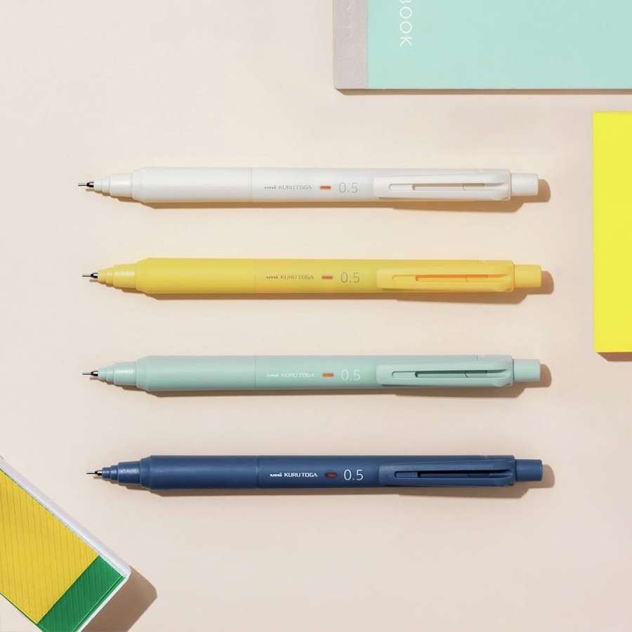 

Uni Kuru Toga KS Positive Colors Mechanical Pencil 0.5mm Kurutoga Pensil Mekanik Limited Edition