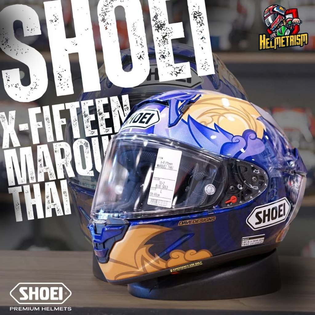 Helm Shoei X-fifteen Marquez Thai x-15  helm full face
