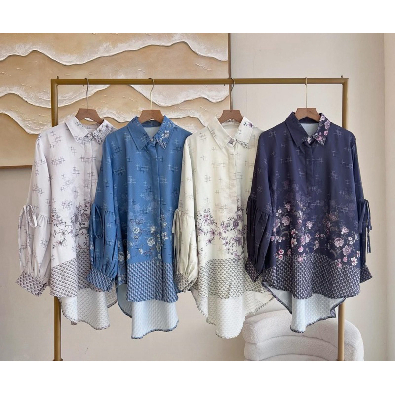 Baju Muslimah- Atasan Wanita Muslimah-Baju kantor- Atasan Wanita-Baju Lebaran-Baju Buka Puasa- Bloom