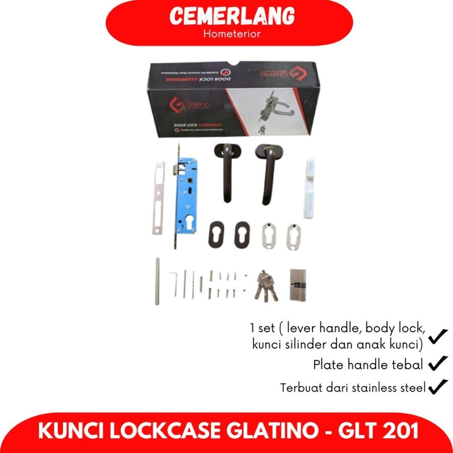 KUNCI LOCKCASE GLATINO GLT 201