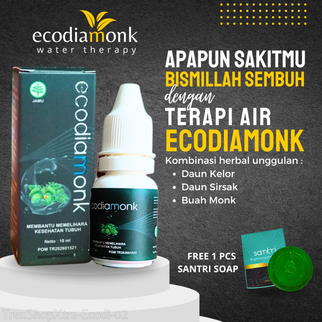 

Ecodiamonk Herbal Alami Anti Radikal Bebas & Penuaan Dini