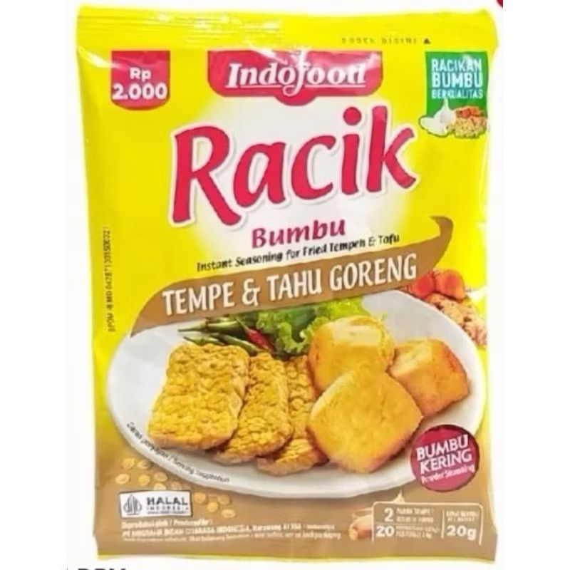 

Racik tempe dan tahu goreng 22gr