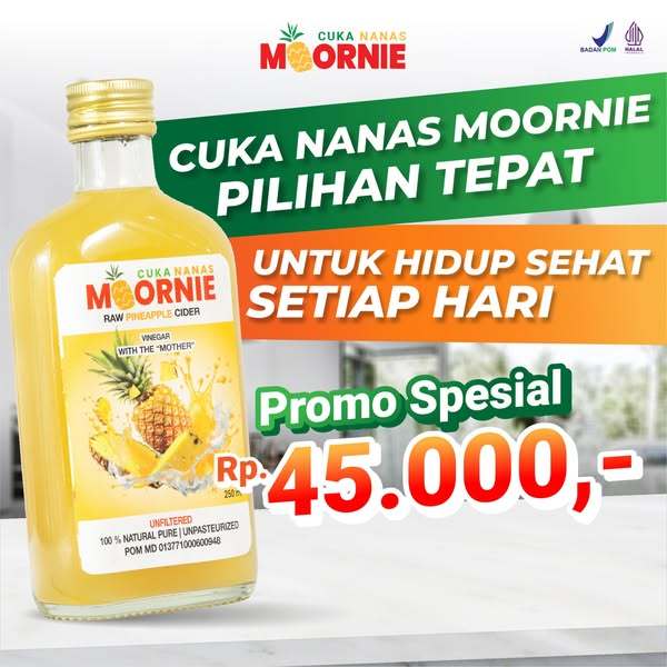 

Moornie Cuka Nanas Original Untuk Kesehatan Diabetes Raw Pineappple Vinegar With Mother