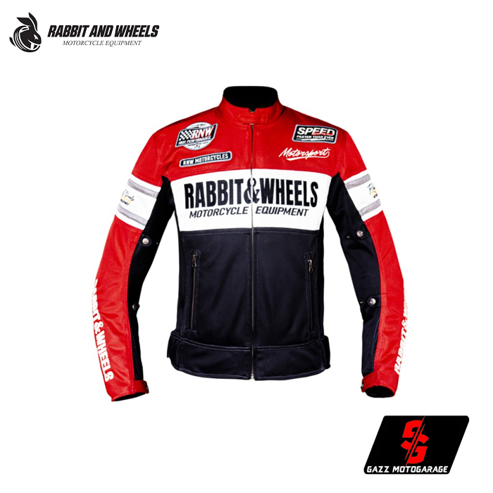 Jaket Rabbit and Wheels New Combo Red