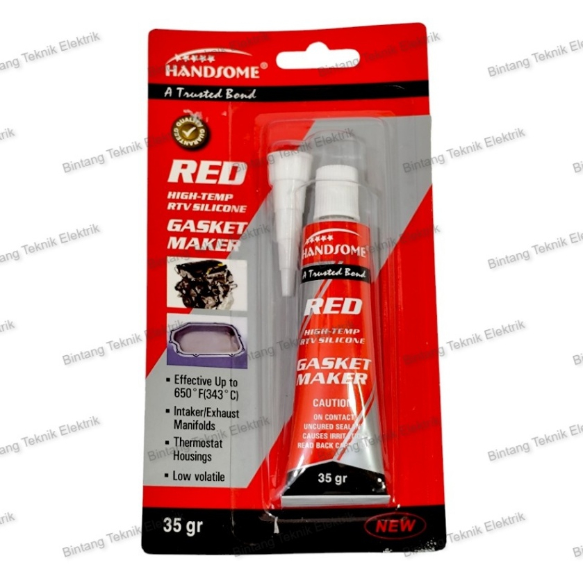 LEM RED SILICONE / LEM GASKET / LEM SILICONE RED 35gr HANDSOME