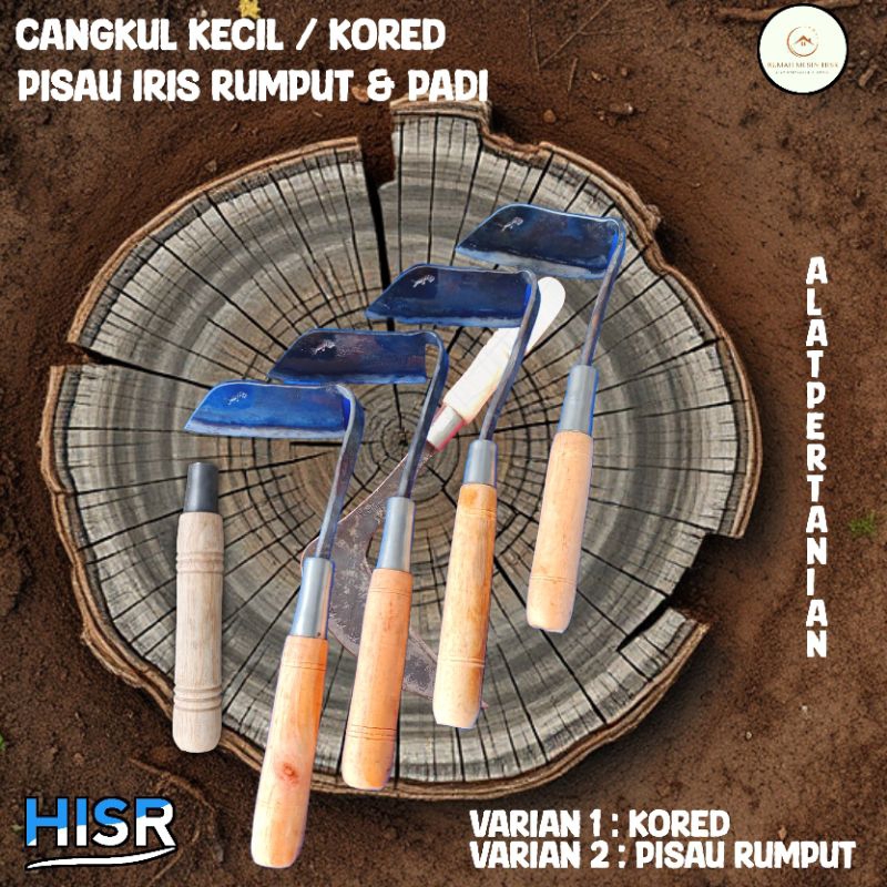 Cangkul kecil dan pisau berkualitas asli Wonosobo