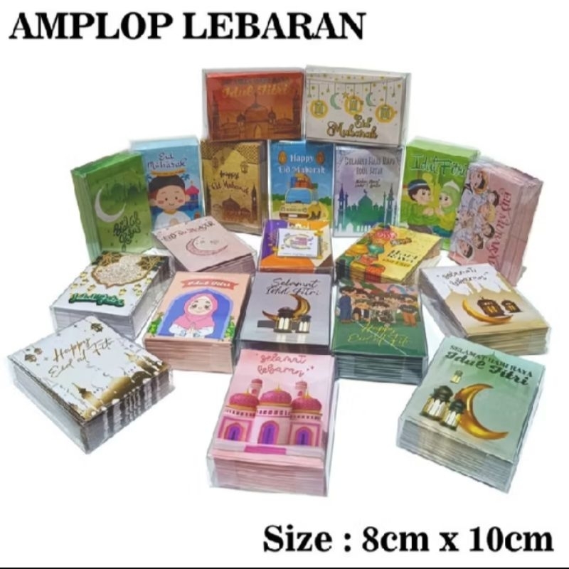 

AMPLOP LEBARAN HARI RAYA IDUL FITRI 2025 Isi 50 pcs Lembar Motif Lucu