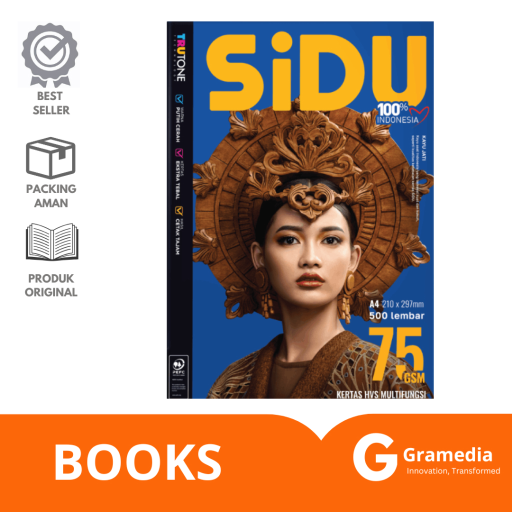 

Gramedia Lampung -SIDU KERTAS HVS A4 75GR