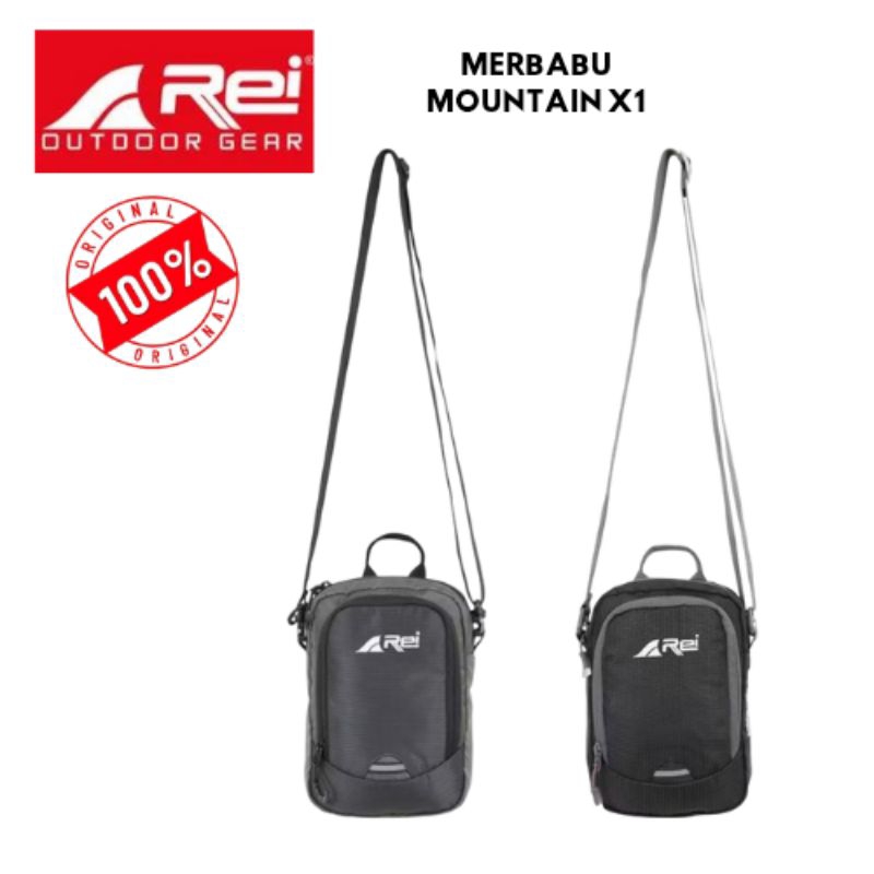 Tas Selempang Rei Merbabu Mountain X1+Raincover ORI100%