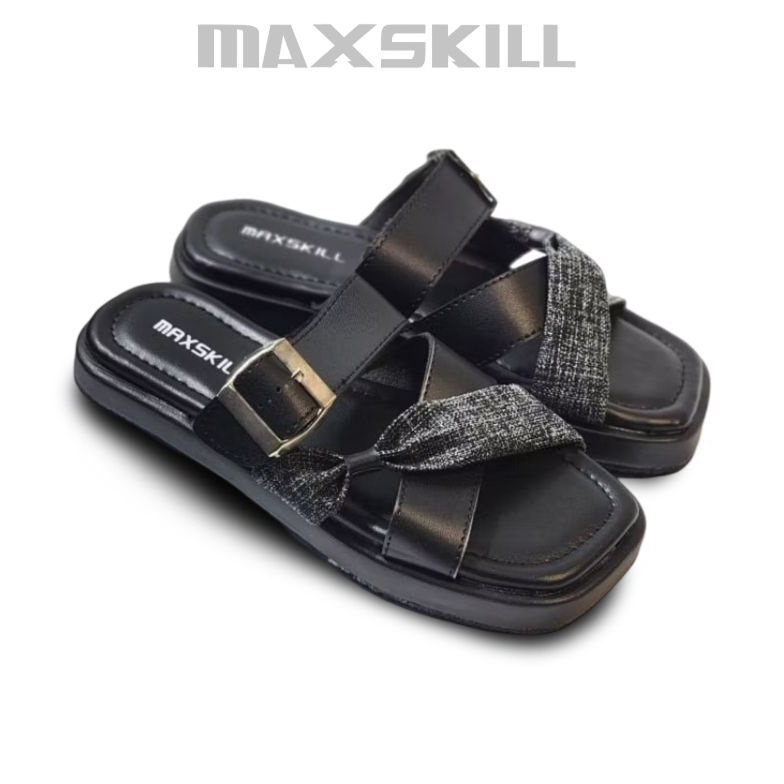 KODE L84H Maxskill Elena Sandal Tali Kanvas Wanita