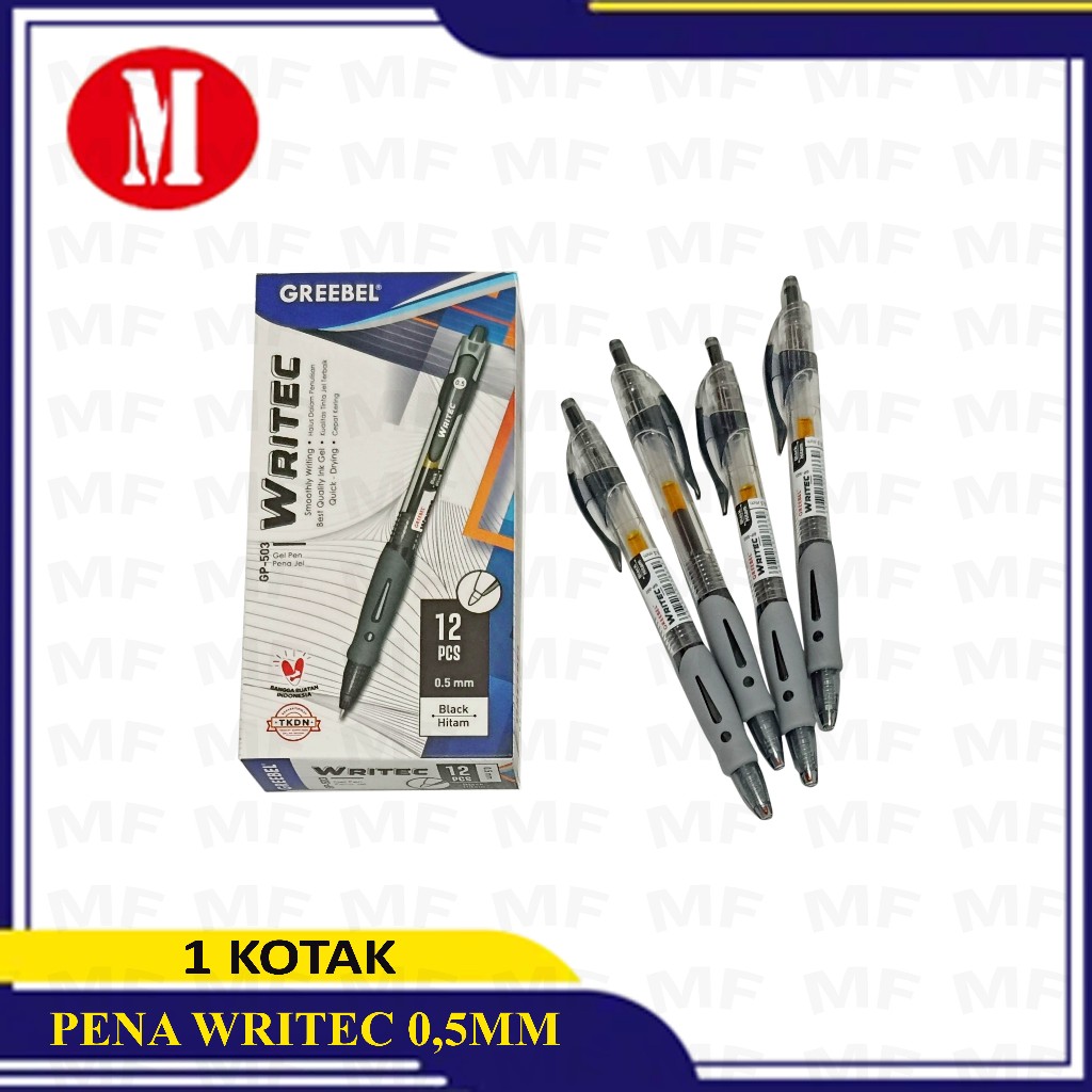 

Greebel Pulpen Gel / Pena Greeble Writec GP-503 Kotak