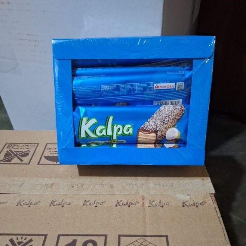 

kalpa wafer coklat kelapa 22 gr/bungkus