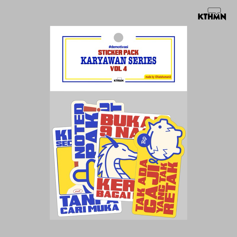 

Karyawan Series Vol. 4 - Sticker Pack | SP - 072