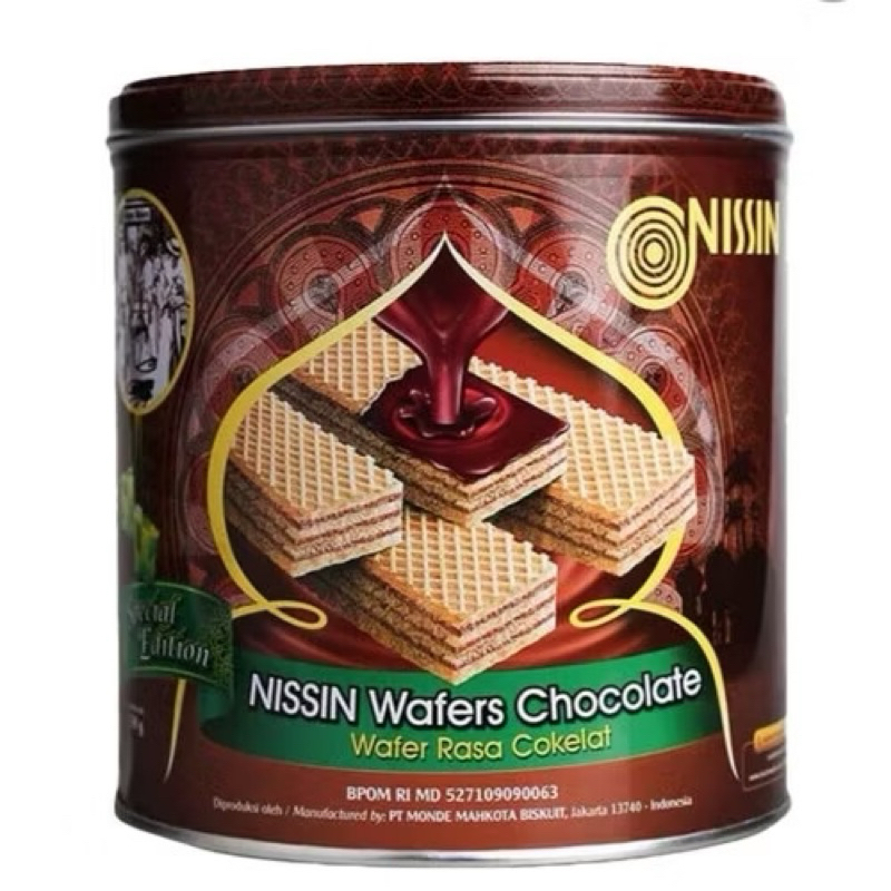 

NISSIN WAFER COKLAT KALENG 267grm