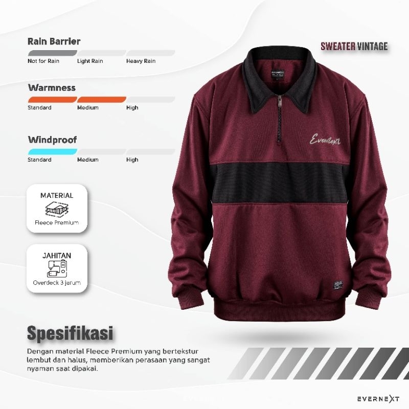 SWEATER PRIA KEKINIAN VINTAGE