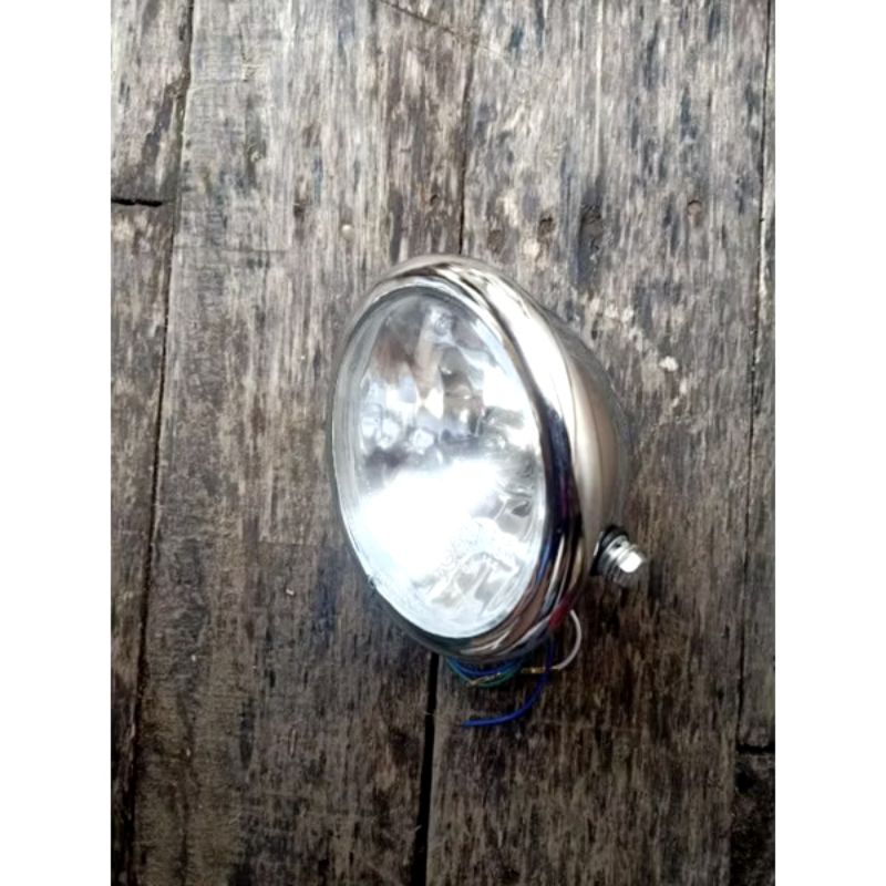 lampu depan jute pesek krom JAPSTYLE CB MEGAPRO GL TIGER HEREX NINJA VIXION THUNDER VERZA BYSON SCOR