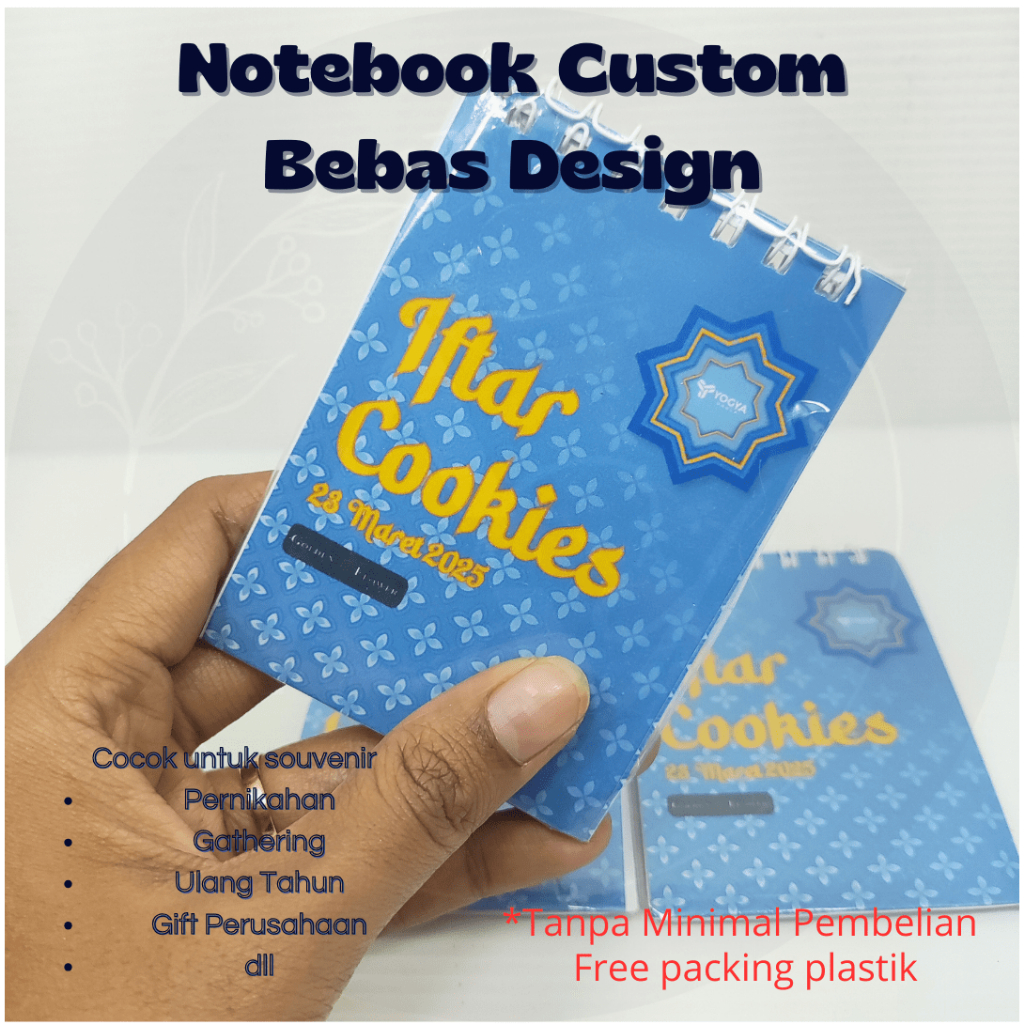 

Notebook Custom/Notebook Souvenir/Notebook Mini/Souvenir Pernikahan/Souvenir Ulang Tahun/Souvenir Murah/Souvenir Gathering/Hadiah Perpisahan/Souvenir Custom
