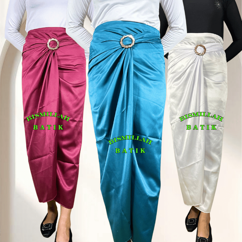 ROK LILIT POLOS BAWAHAN KEBAYA WANITA KEKINIAN BAHAN SATIN PREMIUM UNTUK KONDANGAN MODERN