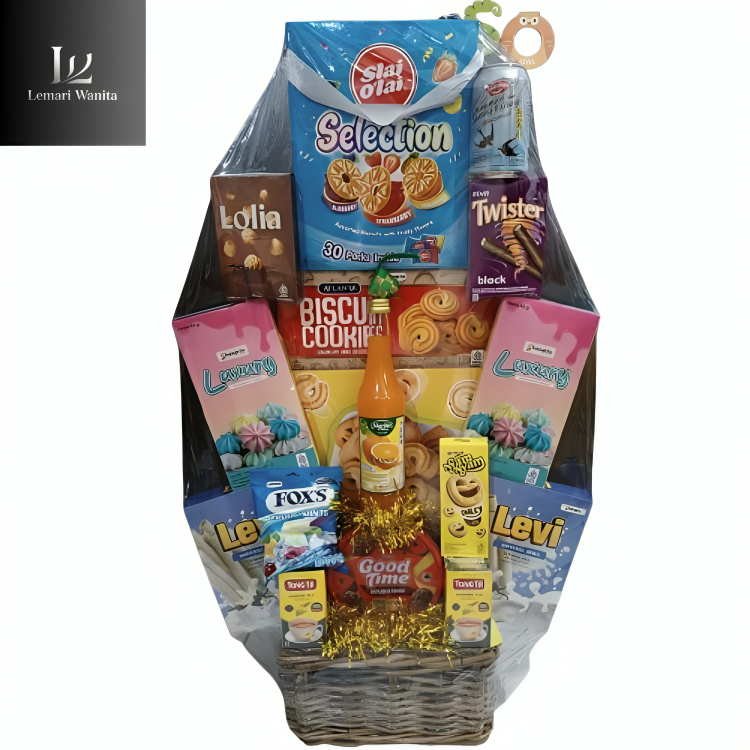 

Parcel Lebaran Murah Meriah 2025 (17) Isi Makanan Ringan Hampers Hantaran Cantik