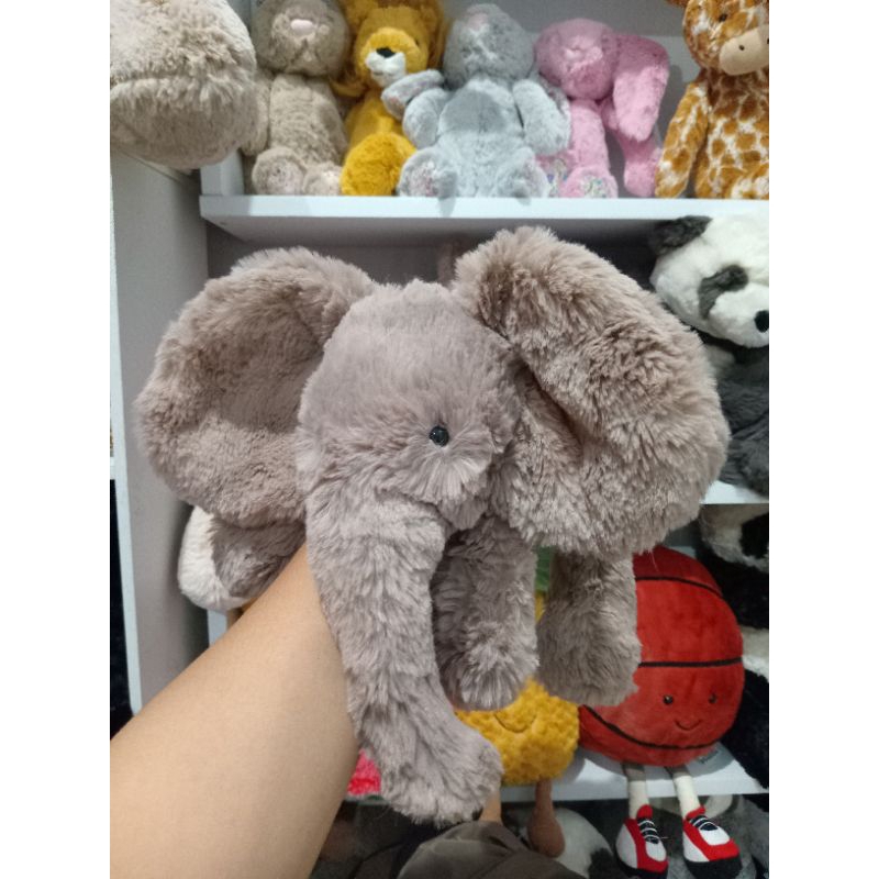 smudge elephant size medium by jellycat