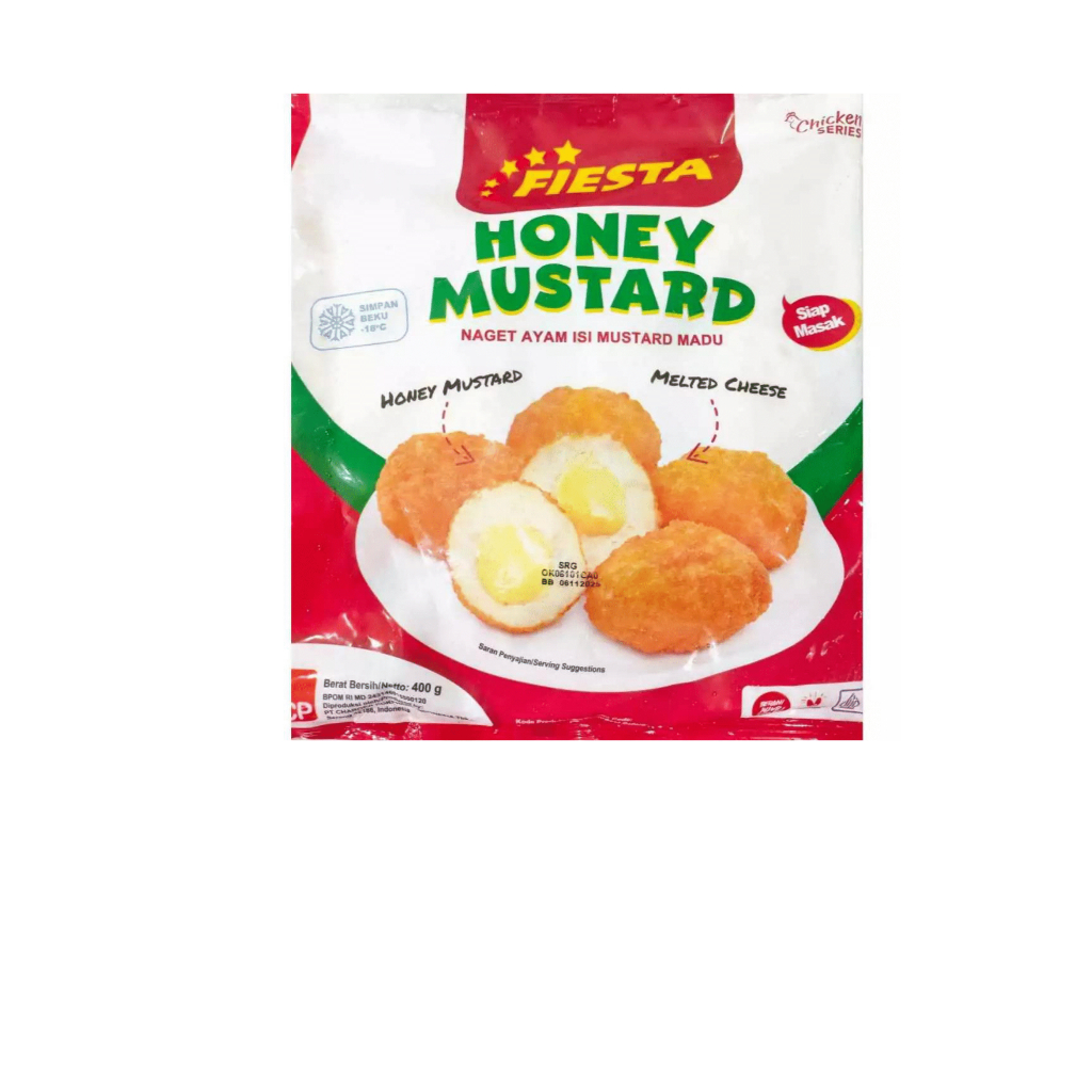 

Fiesta Honey Mustard 400g Nugget - Delicious Isi Honey Mustard