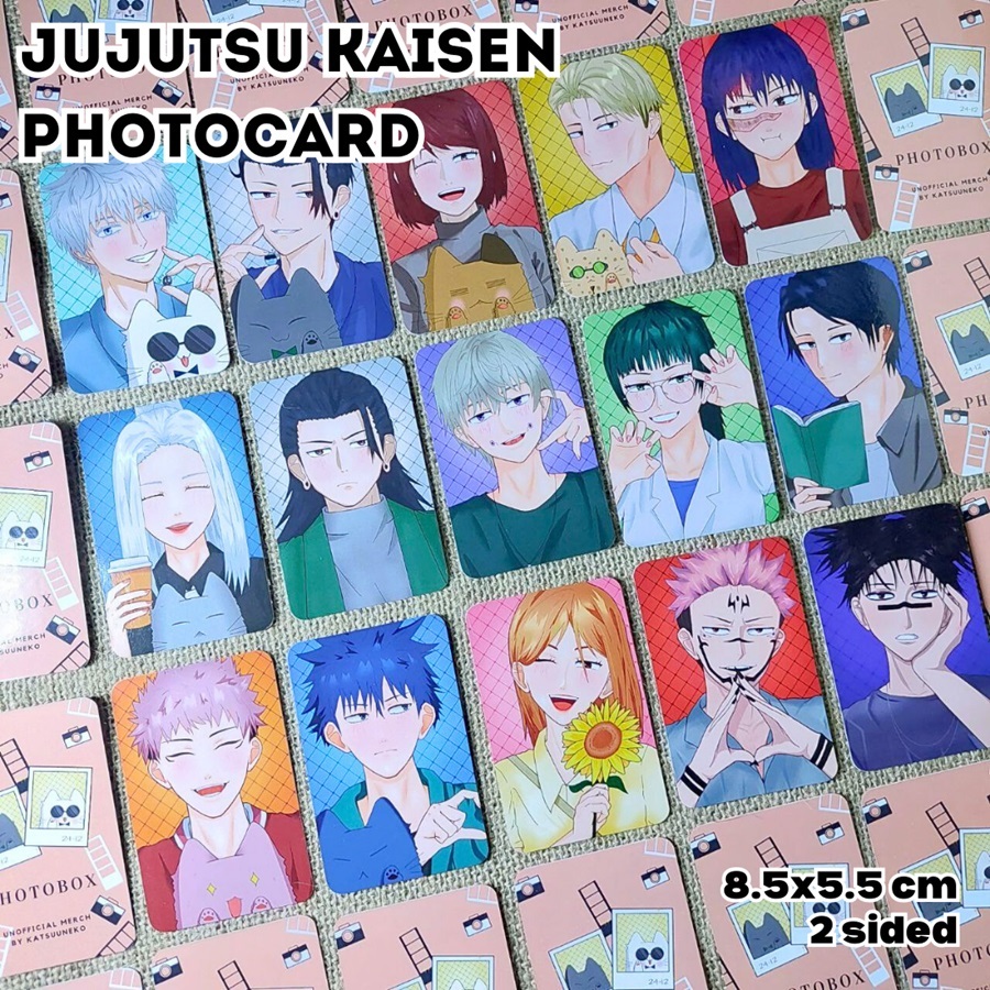 JJK | Photocard Anime Jujutsu Kaisen Fanmerch by Katsuuneko