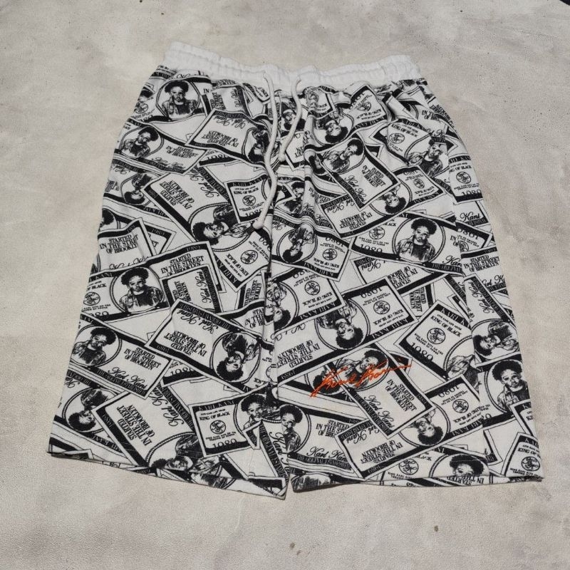 celana pendek Vintage Karl kani fullprint shortpants