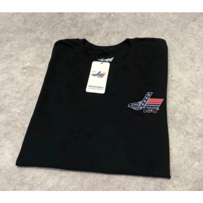 Kaos Pria Lea Original Katun Combed Baju Dewasa Distro Branded Premium Unisex Brand Keren Polos