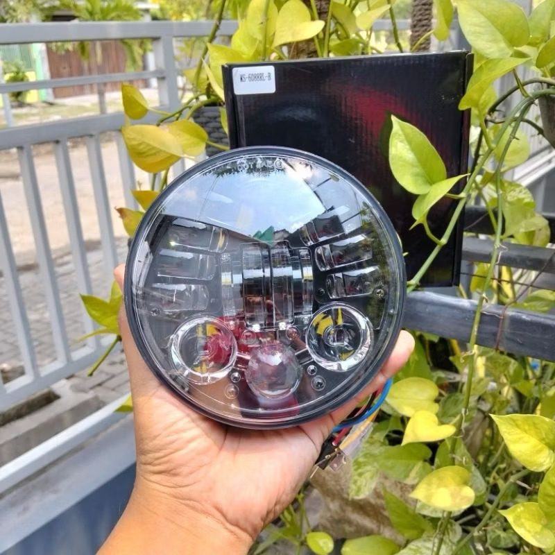 DAYMAKER 16LED 5,7INC DUS HITAM POLOS