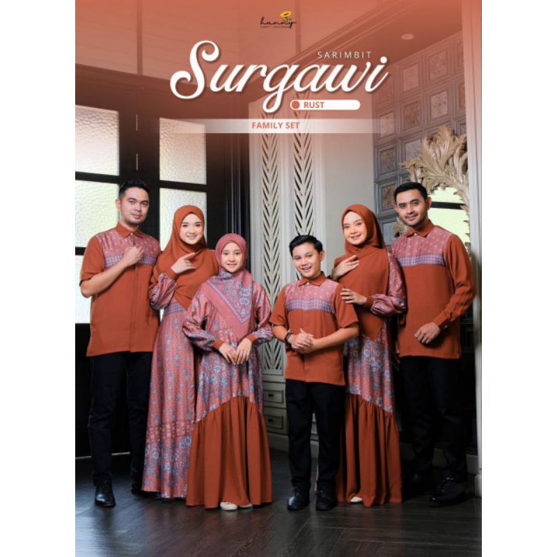 readystok sarimbit surgawi/sarimbit batik/sarimbit bahan rayon premium