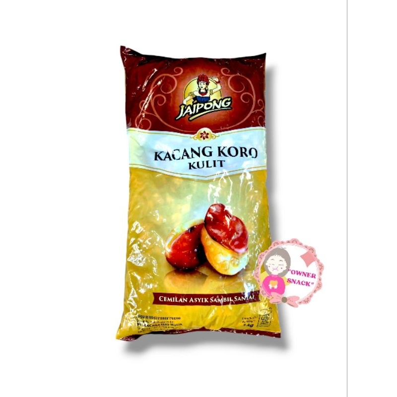 

KACANG KORO KULIT JAIPONG 3 KG (KEMASAN BARU) RASA ASIN