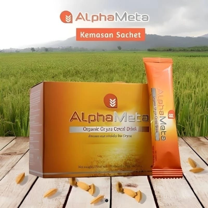 

PROMO 1 BOX - ALPHAMETA ORIGINAL Brown Rice Makanan Nutrisi Sel Tubuh