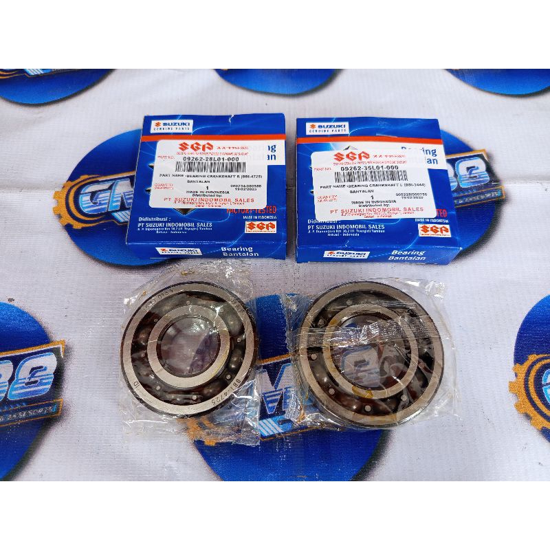BEARING LAHER KRUK AS SATRIA FU 150 KIRI KANAN /PASANG ORIGINAL SGP 4725/3444