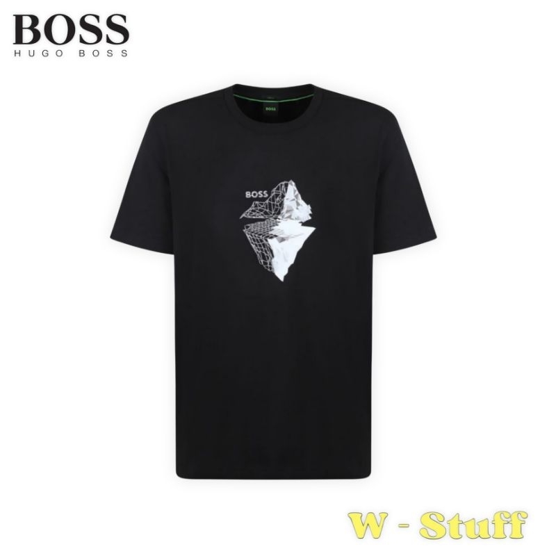 Boss Graphic Print T-shirt - Black