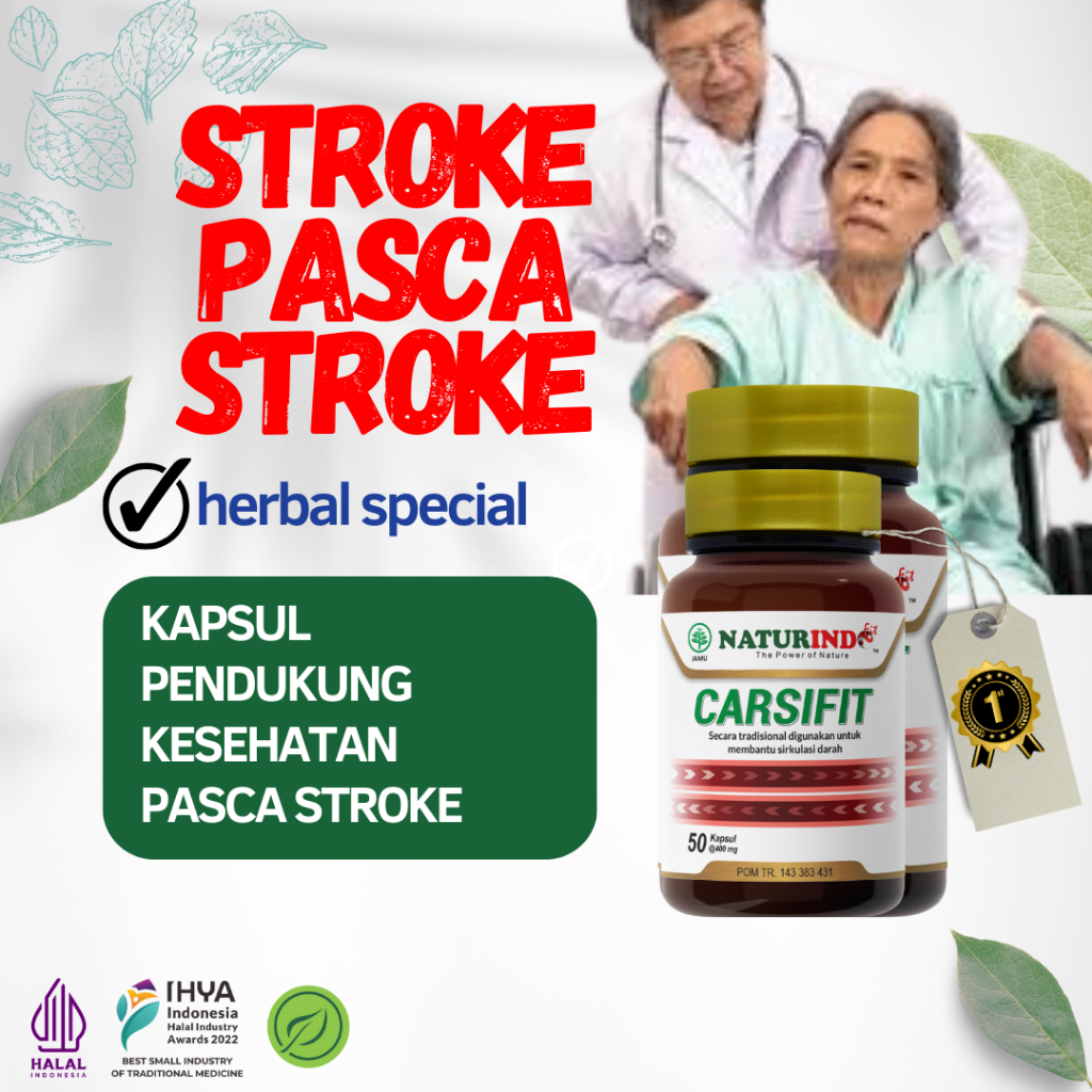 CARSIFIT NATURINDO HERBAL STROKE PASCA STROKE