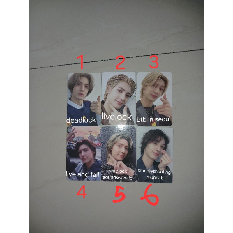 Xdinary Heroes jooyeon photocard pc deadlock livelock break the brake btb live and fall deadlock sou