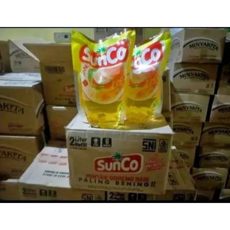 

Minyak suncu 2Liter 2liter x 6 (1dus)