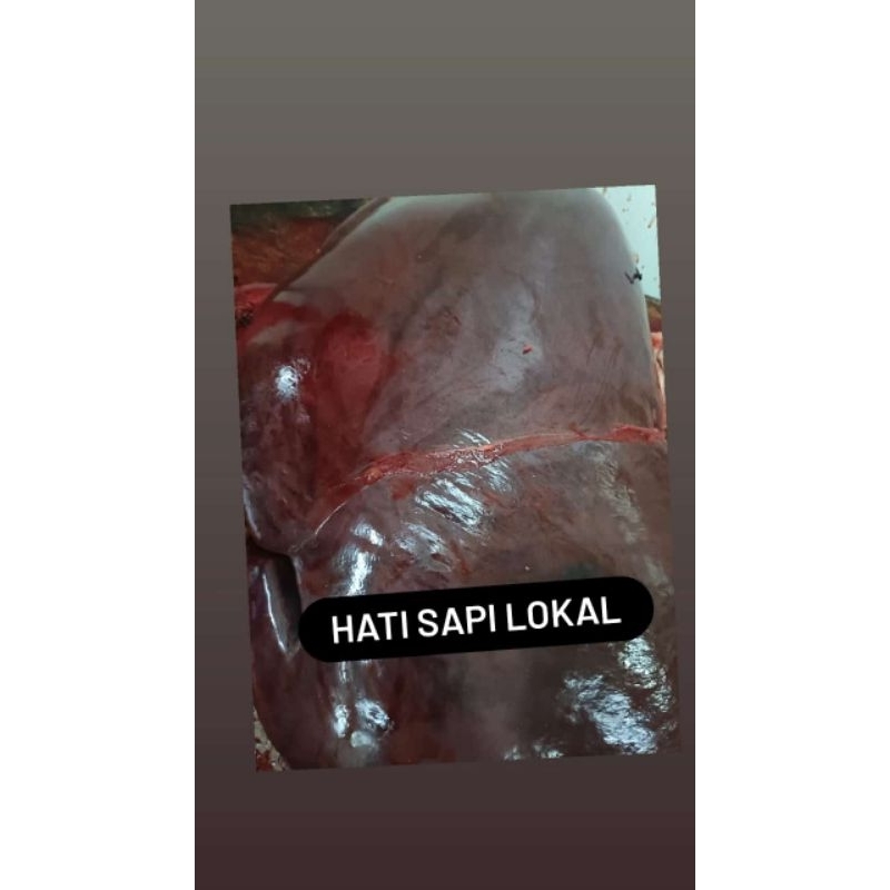 

hati sapi lokal 1kg