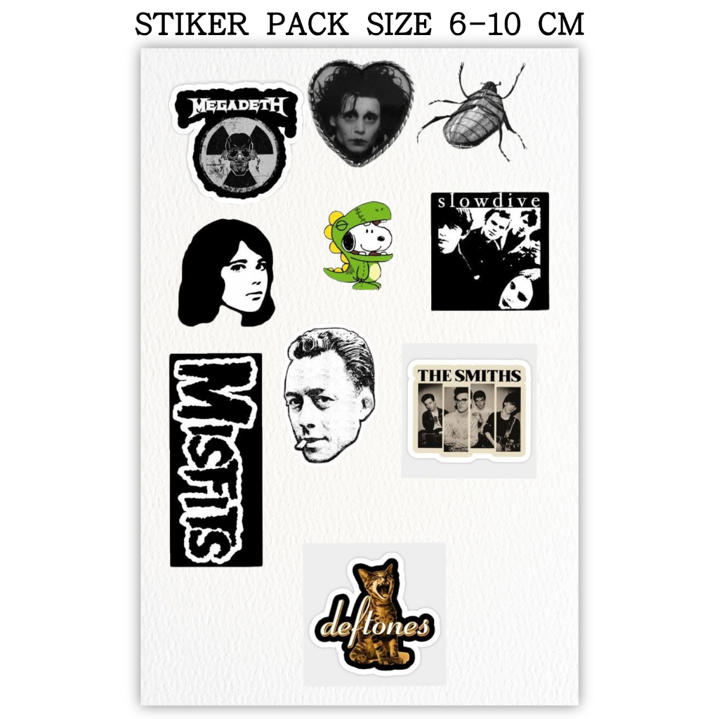 

Stiker Pack MISFITS Ukuran 6 - 8 cm - High Quality & Waterproof